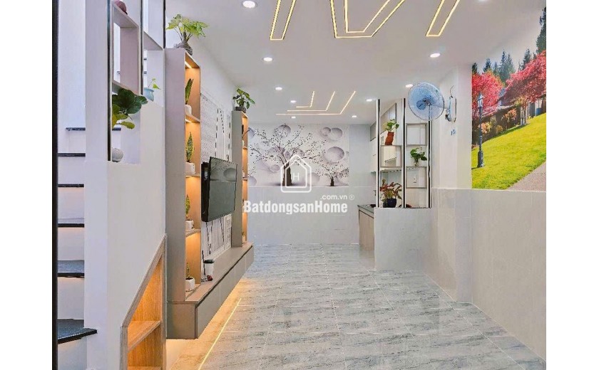 D1799 ⚡️ Giảm 210tr! sát Emart Phan Văn Trị, SHR, Nở hậu, 3.8x7m, 3.x tỷ